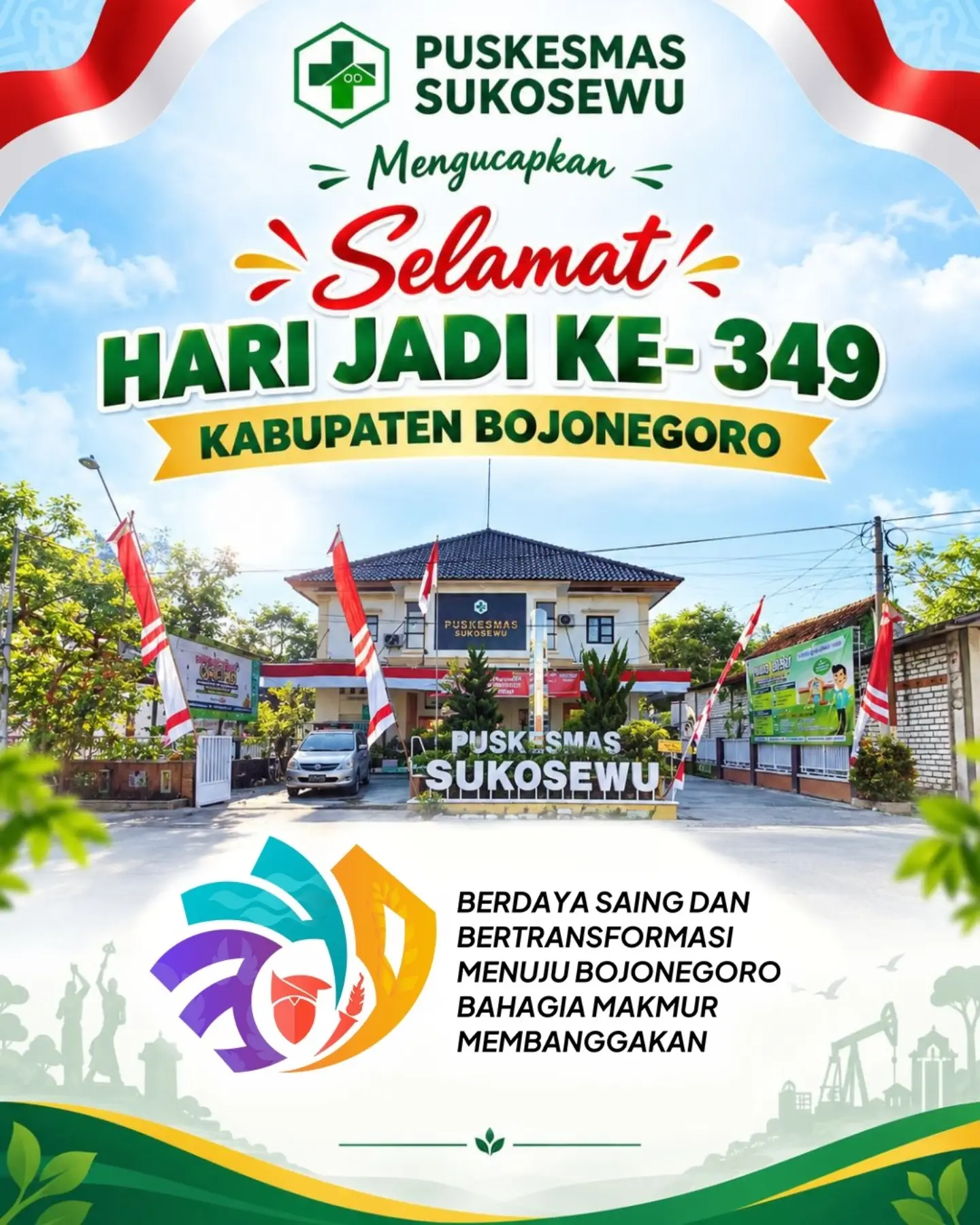 Dokumentasi dan publikasi kegiatan pelayanan kesehatan Puskesmas Sukosewu.